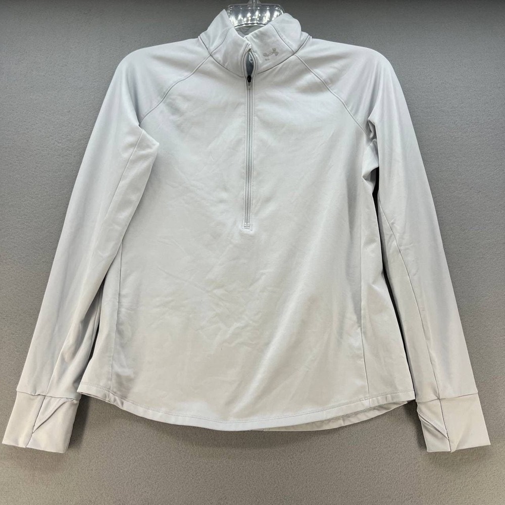 Under Armour Women's Light Gray Half-Zip Active Jacket